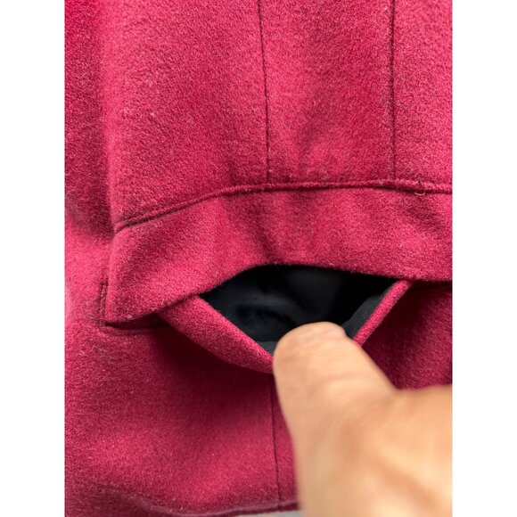 Powder River Outfitters Women's Wool Zip Vest Maroon Western Ranchwear SZ XL - Picture 6 of 9